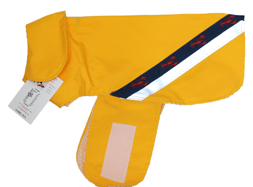 Handmade Dog Rainwear – Yellow