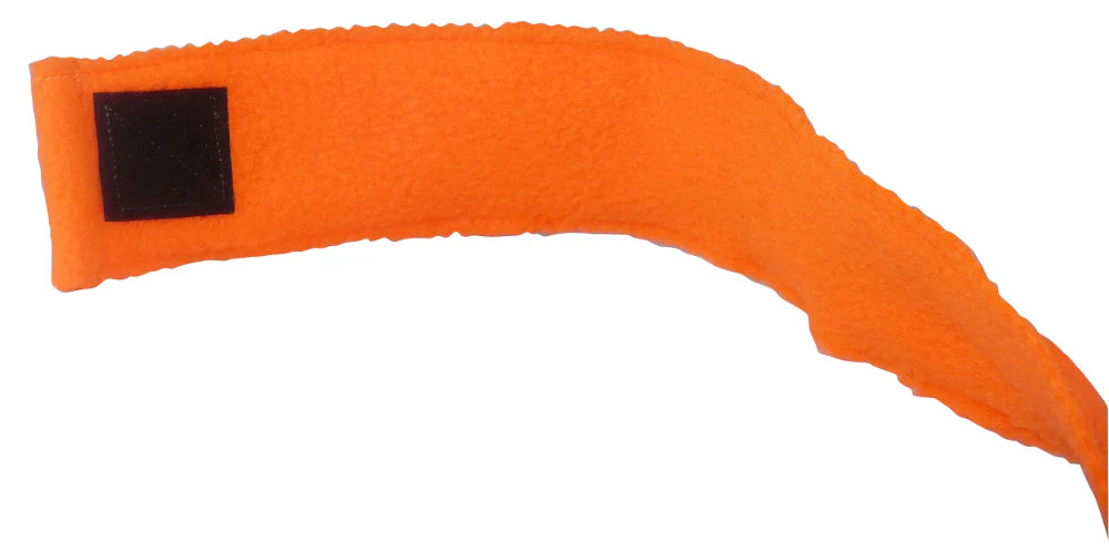 Reflective Fleece Dog Collar - Blaze Orange