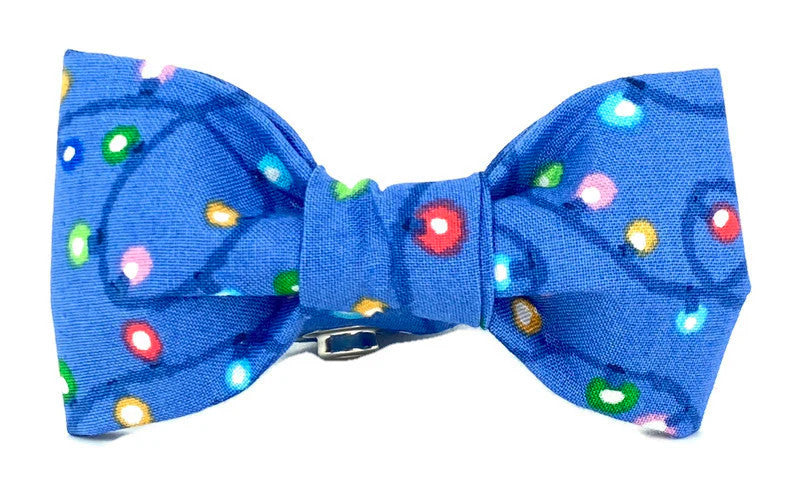 Dog Bow Tie - Holiday Lights