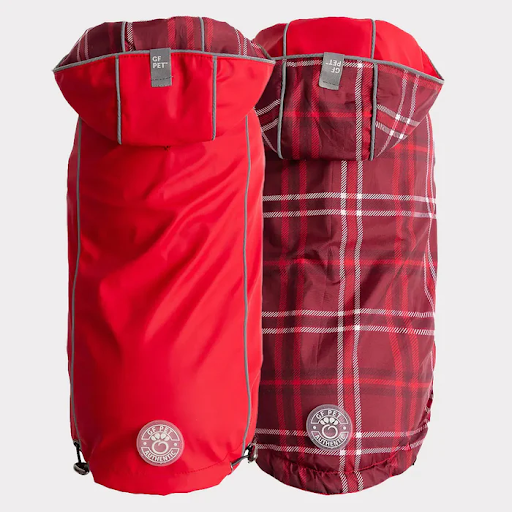 Dog Rain Coat - Red