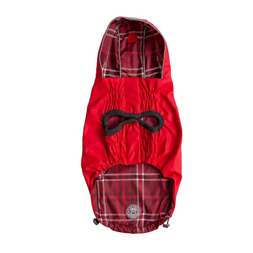 Dog Rain Coat - Red