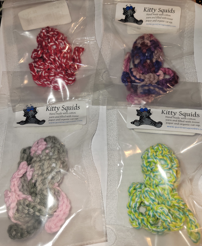 Kitty Squid Catnip Toy