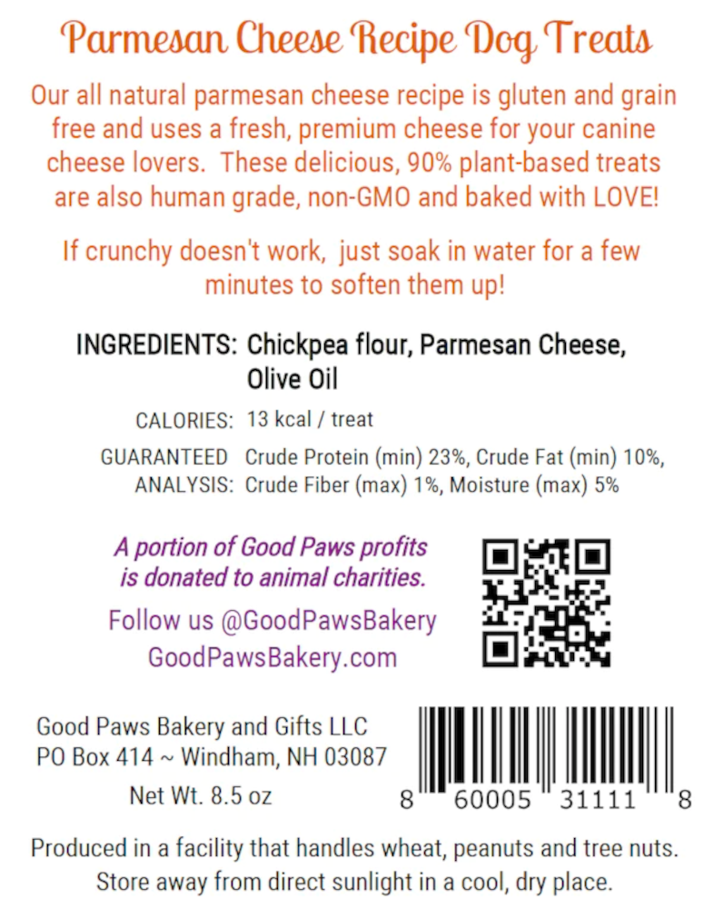 Limited Ingredient Treats - Parmesan Cheese