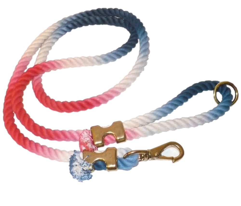 6ft Cotton Rope Dog Leash – The Patriot