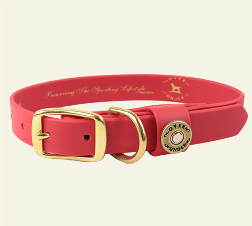 1" Mudproof Dog Collar - Red