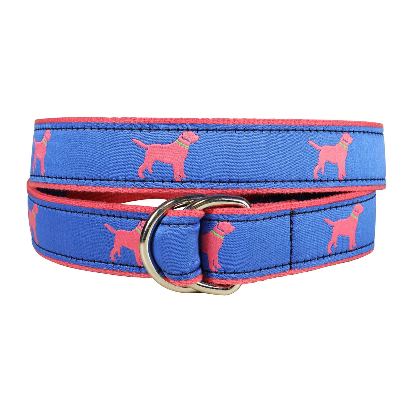 D-Ring Belt - Labrador Retriever - Blue