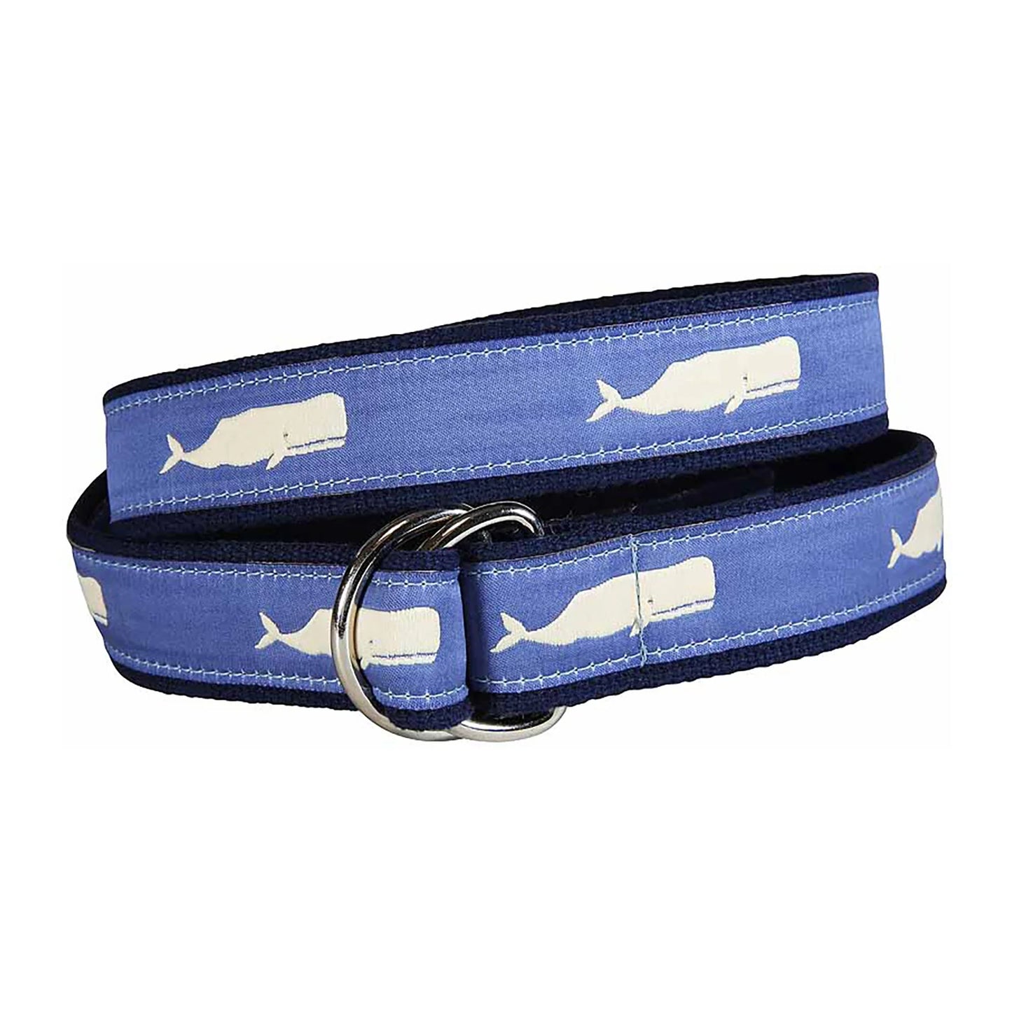 D-Ring Belt - Moby Whale - Blue