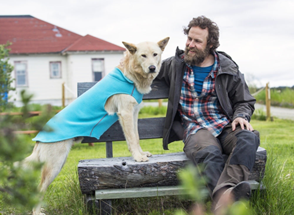 Dog Fleece - Black / Lime