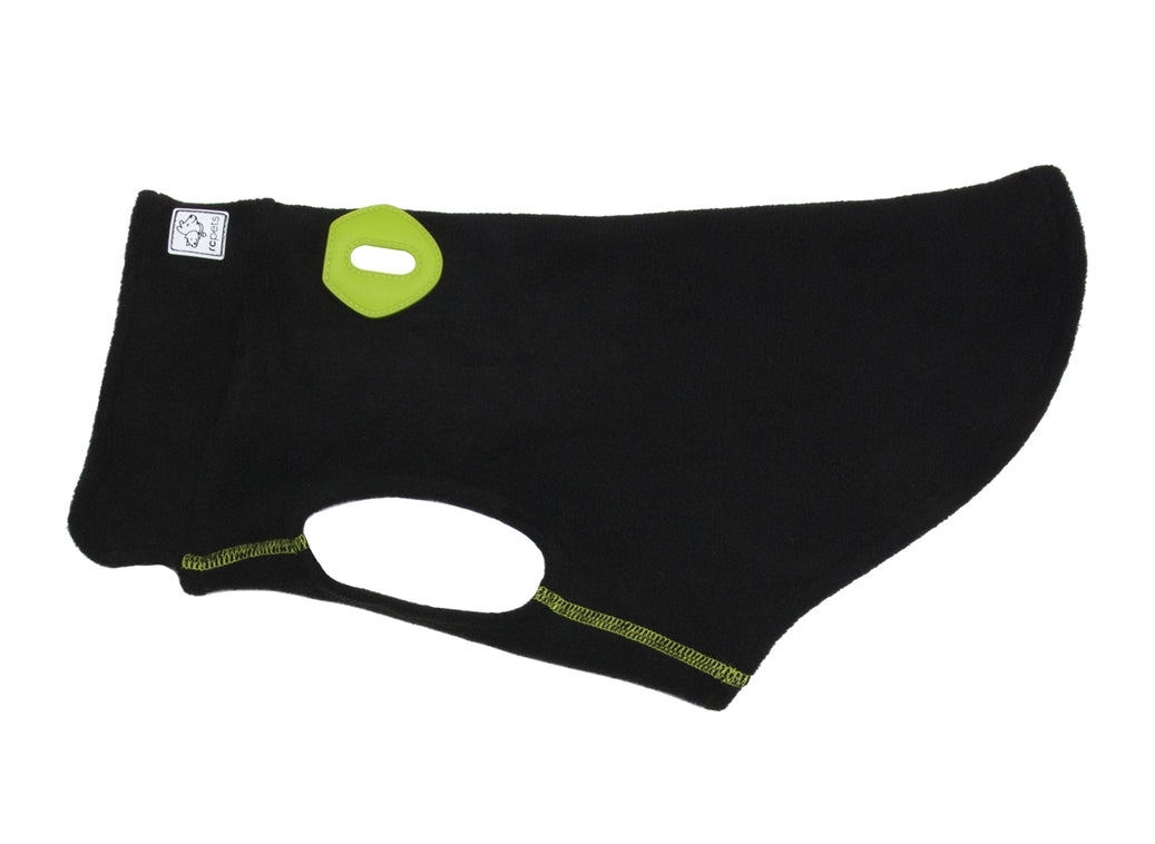 Dog Fleece - Black / Lime
