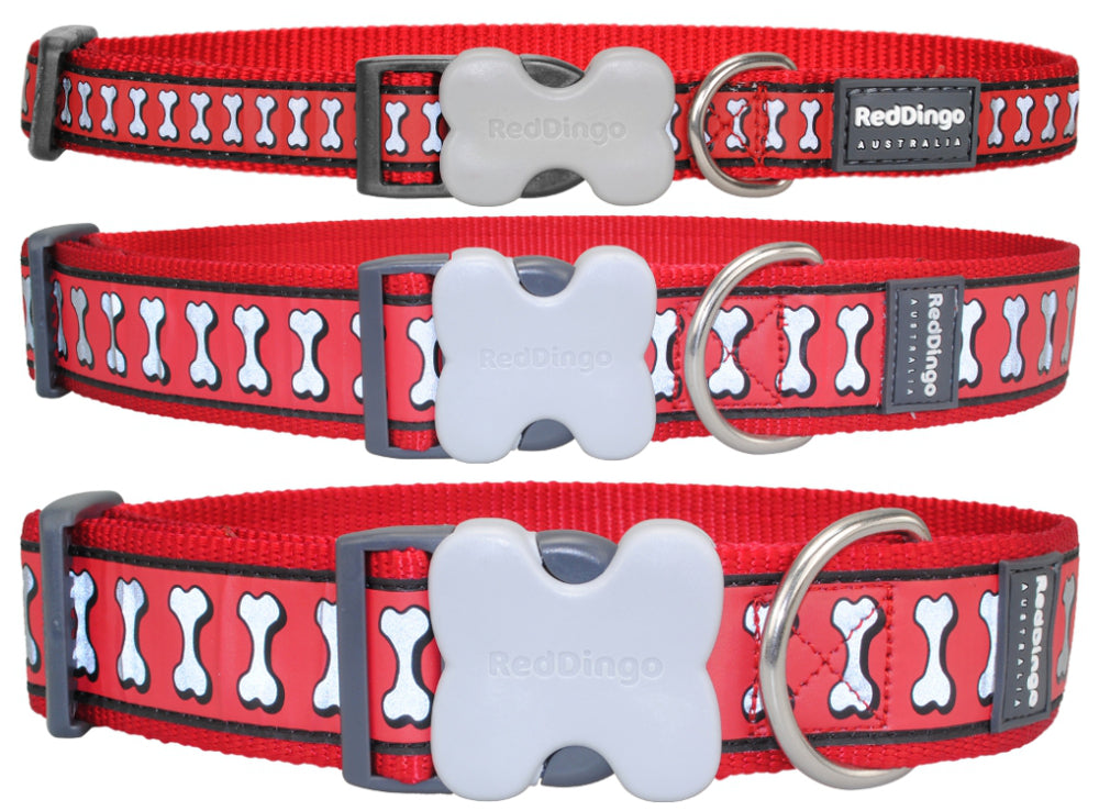 25mm Reflective Dog Collar x 16"-25"