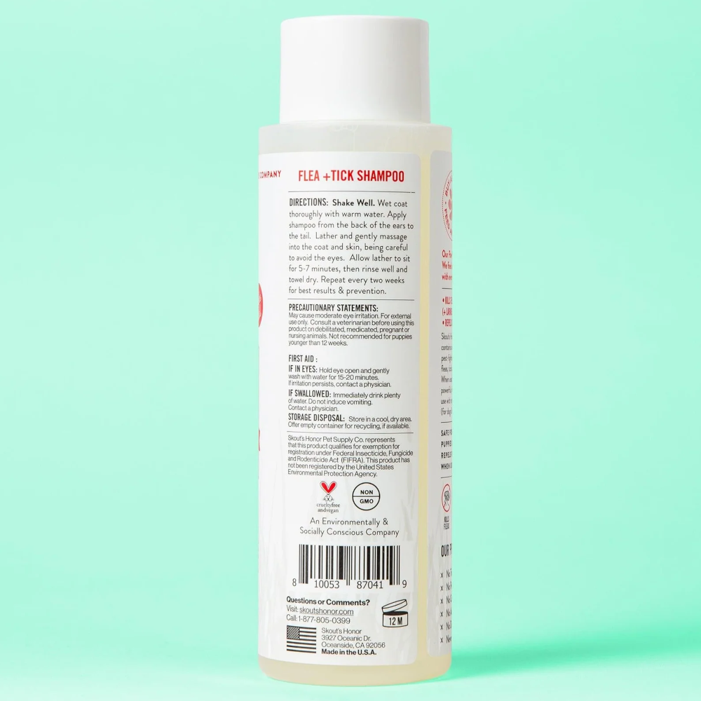 Flea & Tick Shampoo - Dog - 16oz
