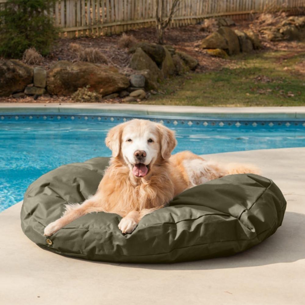Round Waterproof Dog Bed