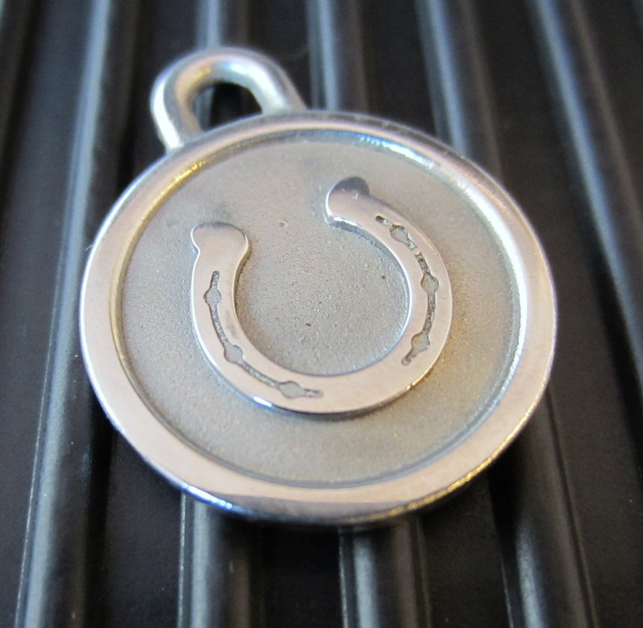 Stainless Steel Pet ID Tag, Horseshoe, Small