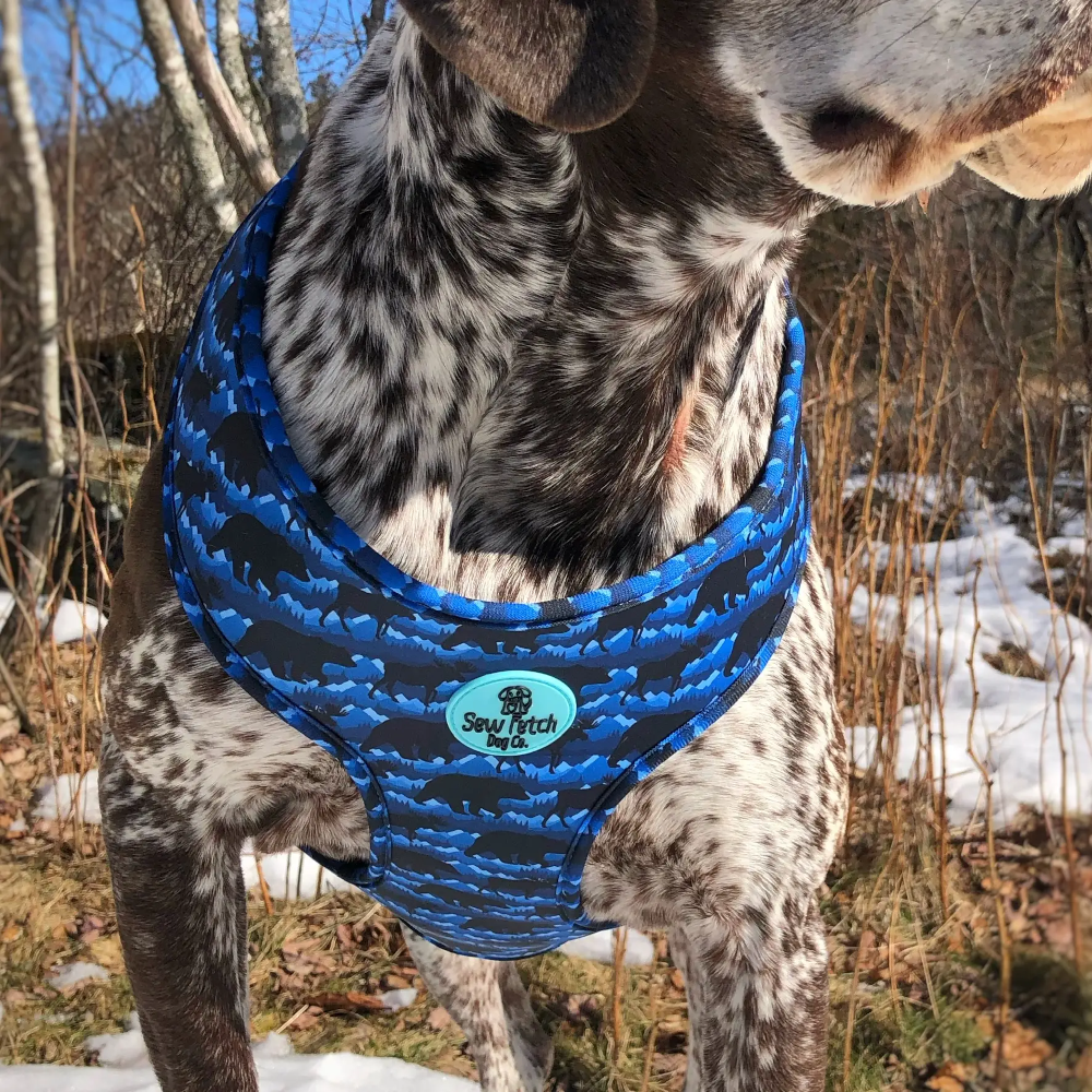 Over the Head Dog Harness - Reversible Moose