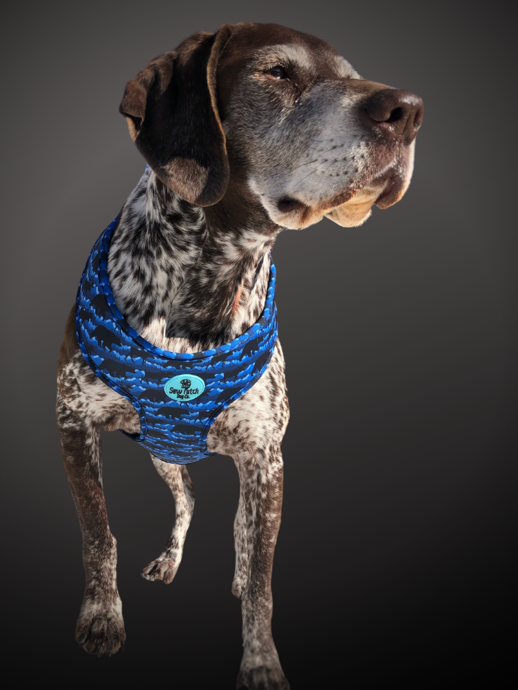 Over the Head Dog Harness - Reversible Moose