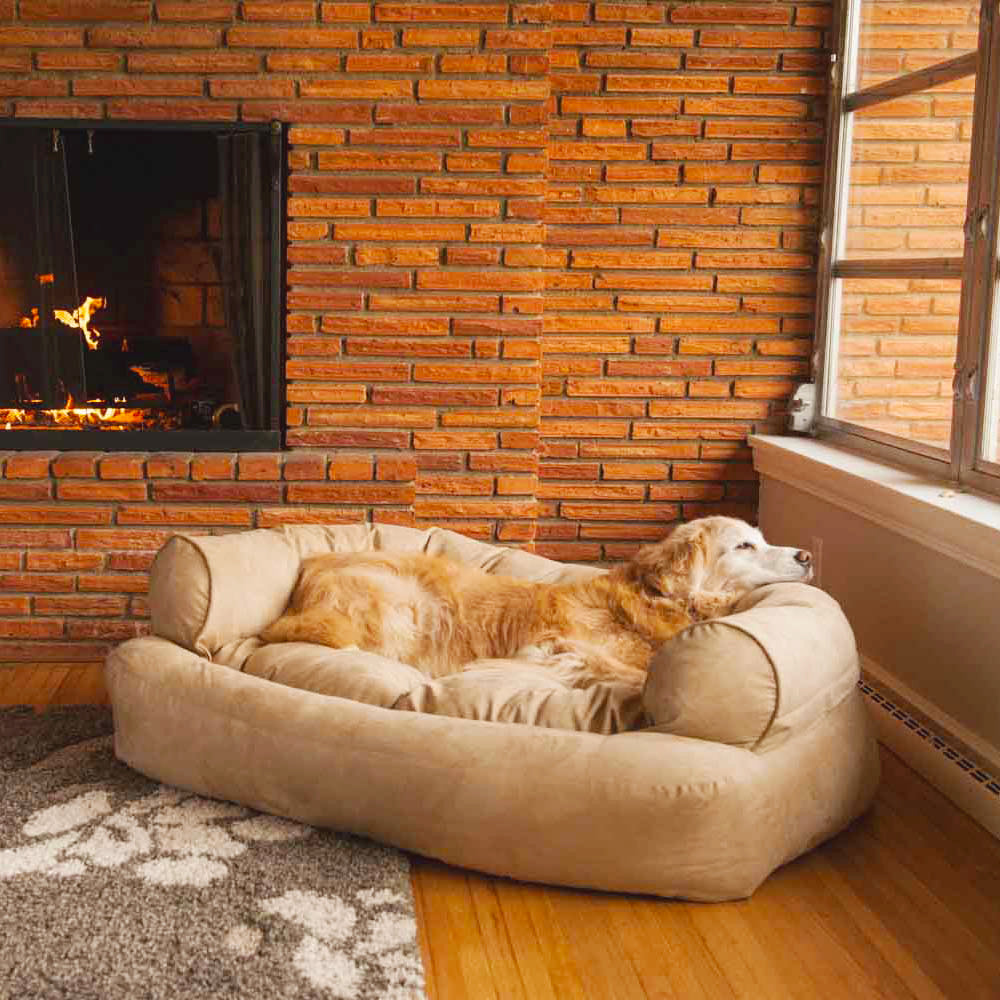 Overstuffed Dog Sofa Bed
