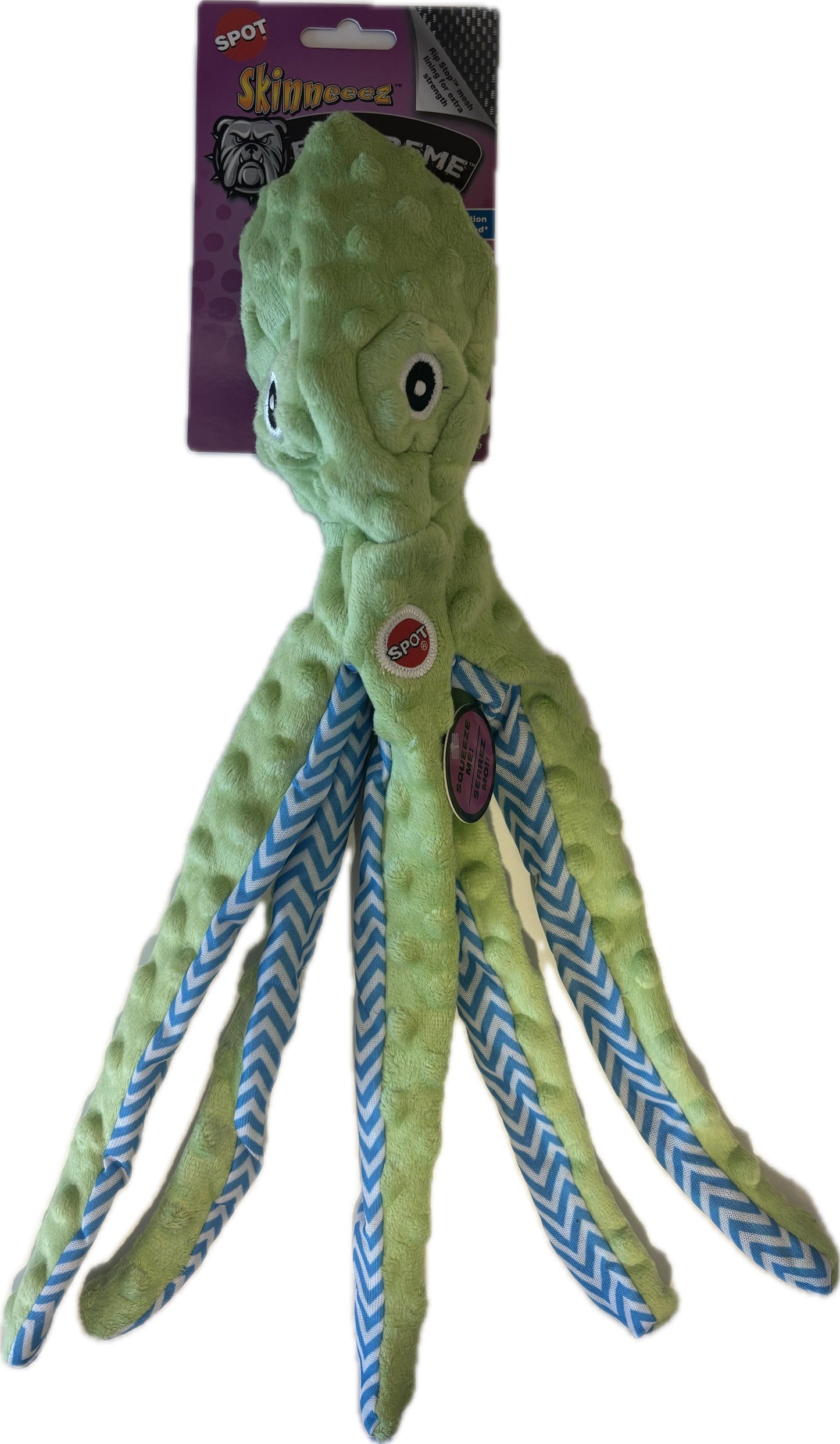 Skinneeez Extreme Octopus Dog Toy