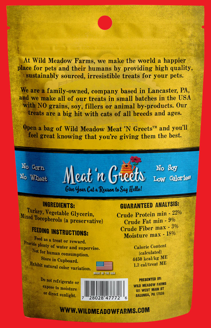 Meat 'n Greets Soft Cat Treats - 2oz