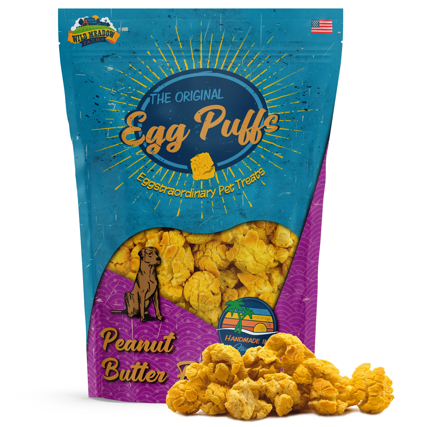 Egg Puffs Dog Treats – 2oz