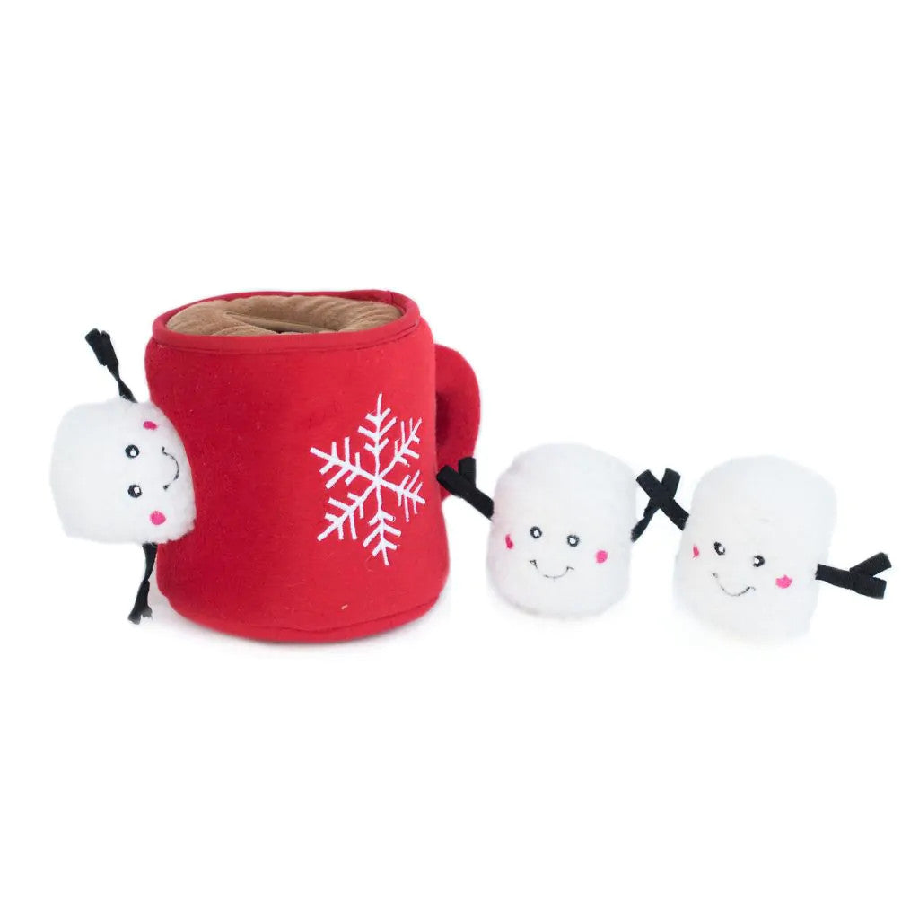 Stuffed Dog Toy - Burrow - Hot Cocoa