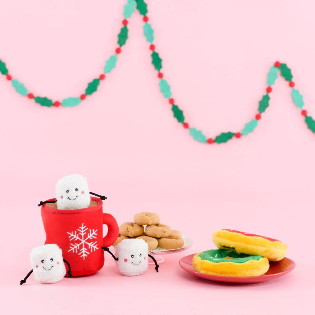 Stuffed Dog Toy - Burrow - Hot Cocoa