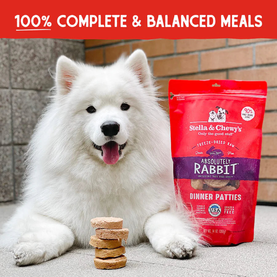 Stella & Cheweys Dehydrated Dog Food - Absolutely Rabbit