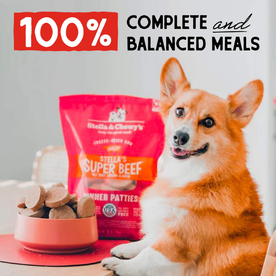 Stella & Cheweys Dehydrated Dog Food - Super Beef