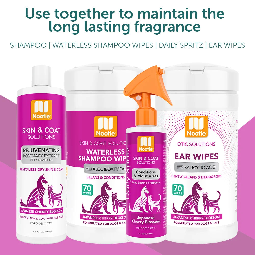 Nootie - Ear Wipes - Dogs & Cats - 3 Scents - 70ea - Made in USA