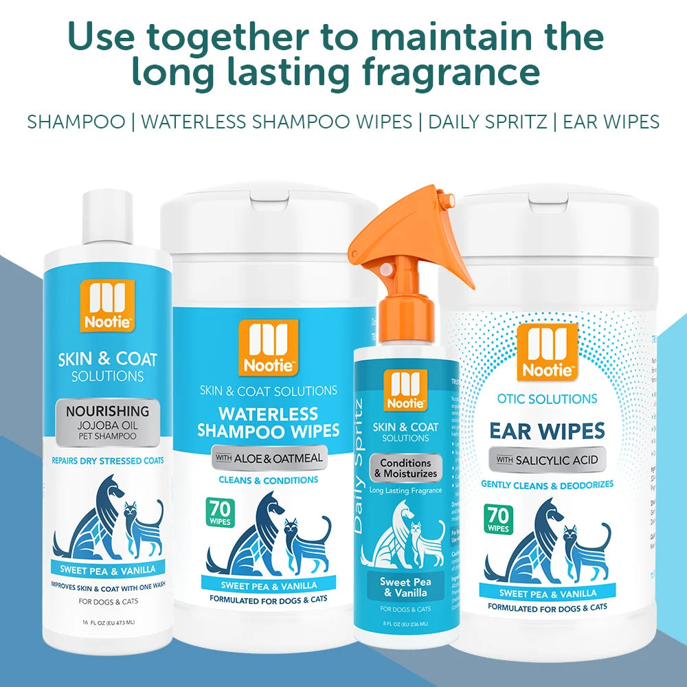 Nootie - Ear Wipes - Dogs & Cats - 3 Scents - 70ea - Made in USA