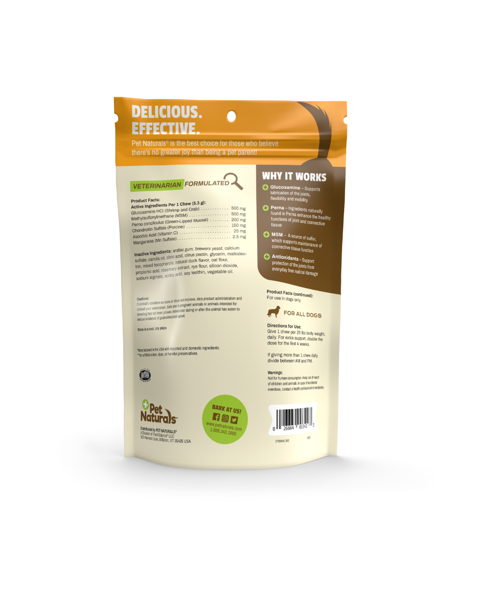 Hip & Joint Chews for Dogs - 60ea