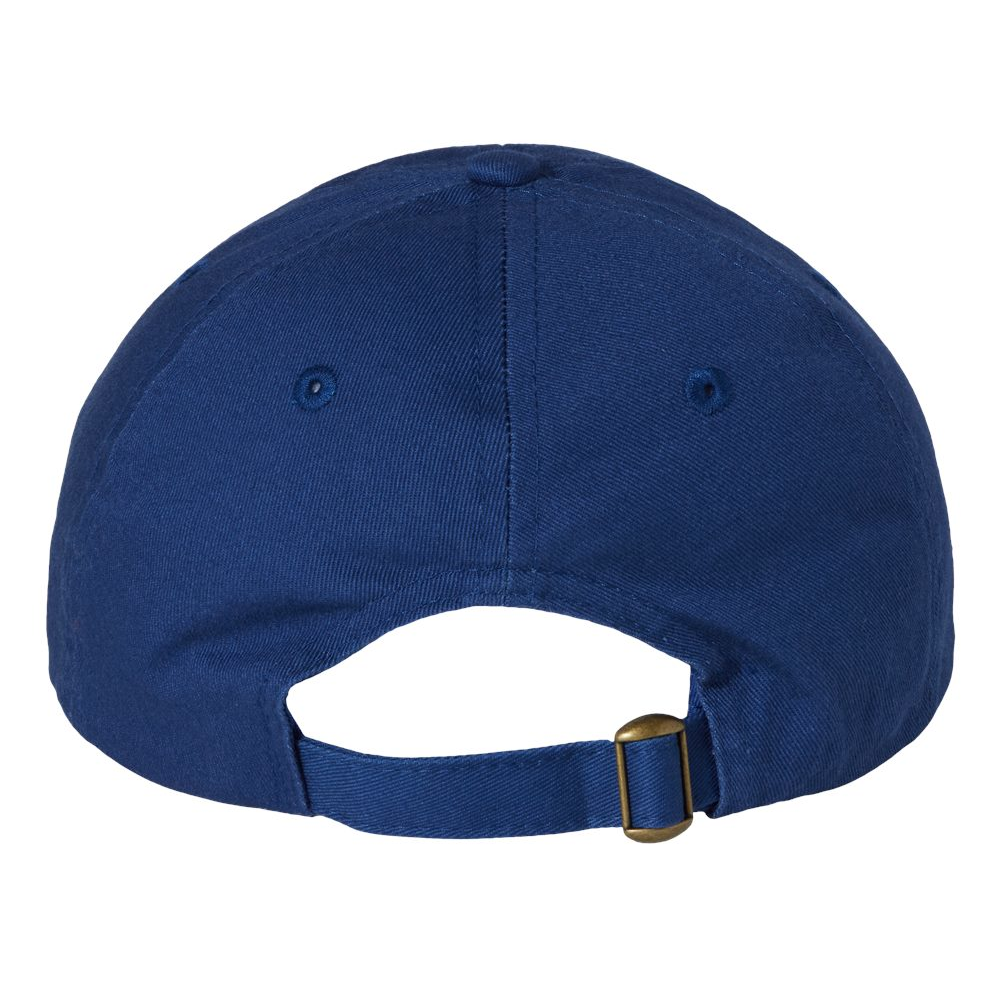 Baseball Hat - Royal Blue - Embroidered Patch - Maine Flag with Labrador