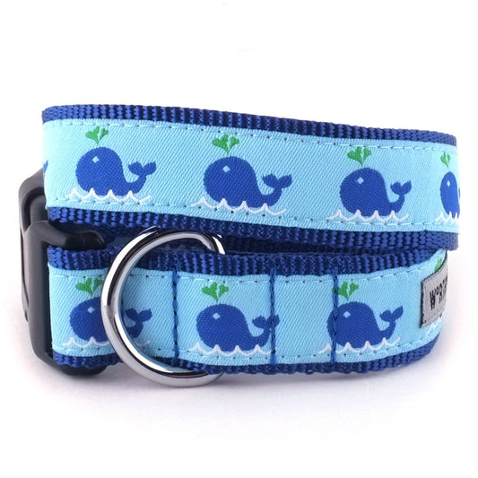 Ribbon Dog Collar – Squirt the Whale
