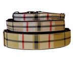 1” Ribbon Dog Collar – Windsor Plaid Thumbnail