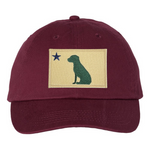 1820/1901 Maine Flag Dad Hat  - Maroon Thumbnail