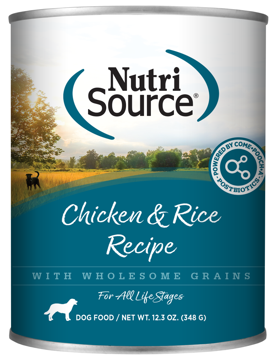 Nutrisource Wet Dog Food – Chicken and Rice – 13oz