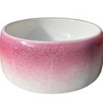 Unique Non-Slip Ceramic Dog Bowls - Porcelain - Red/White - 2 Sizes Thumbnail