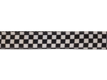 1” x 52” Ribbon Dog Leash - Checkerboard Thumbnail
