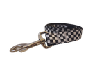 1” x 52” Ribbon Dog Leash - Checkerboard Thumbnail