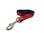 1” Ribbon Dog Leash – Navy Lobster on Pink Ribbon. Navy Nylon Thumbnail
