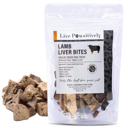 Lamb Liver Bites - 4.0oz