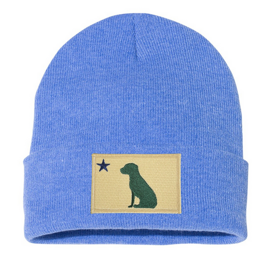 1820/1901 Maine Flag Beanie - Heather Royal Blue