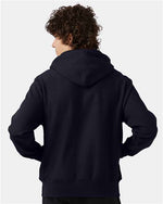 Hooded Sweatshirt - Navy Blue - Two Salty Dogs Logo Thumbnail