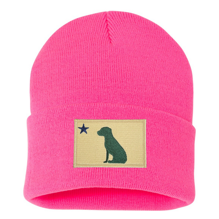 1820/1901 Maine Flag Beanie - Neon Pink