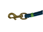 6ft  Nautical Rope Dog Leash – Blue & Black Thumbnail