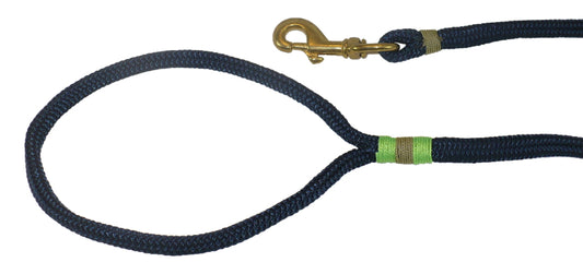 6ft  Nautical Rope Dog Leash – Navy Blue