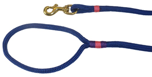 6ft  Nautical Rope Dog Leash – Purple
