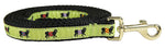5/8” x 6ft Ribbon Dog Leash – Beltie, Lime Thumbnail