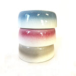 Unique Non-Slip Ceramic Dog Bowls - Porcelain - Blue/White - 2 Sizes Thumbnail
