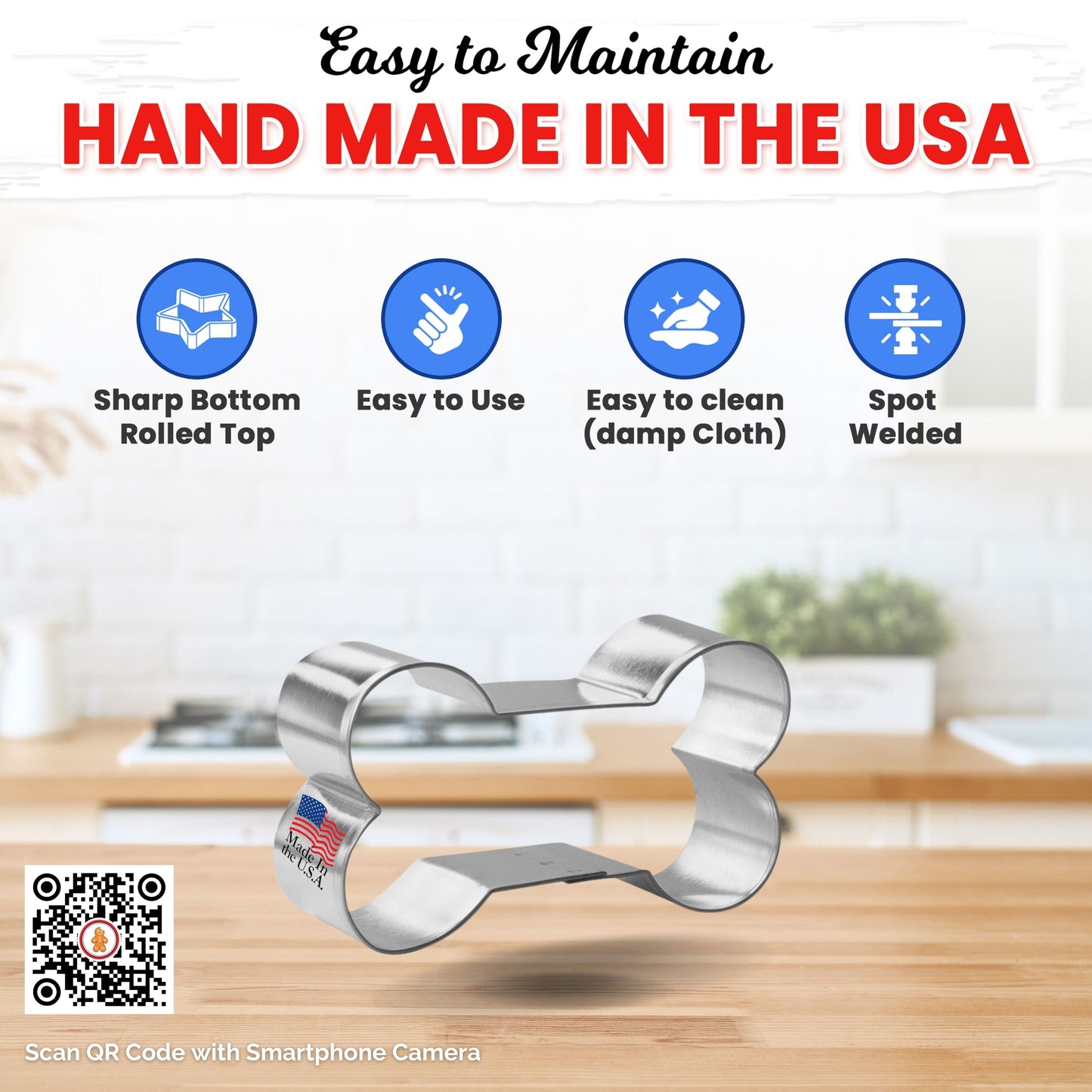 Cookie Cutter Set - 5 Piece Dog Bone