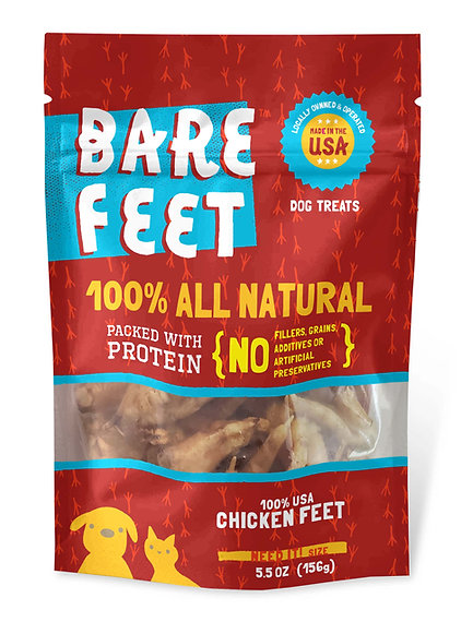 Dehydrated Chicken Feet - 30pk